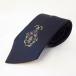 #anztdo Mini k Франция DominiqueFrance галстук темно синий шелк Crown Франция производства мужской [884282]