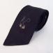 #anztdo Mini k Франция DominiqueFrance галстук темно синий шелк Crown Франция производства мужской [884289]