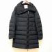#wxc Moncler Moncler пуховик чёрный пуховик Zip выше с хлопком перо женский [901974]
