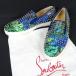 #ans Christian Louboutin ChristianLouboutin спортивные туфли туфли без застежки 43 1/2 заклепки эмаль сумка для хранения имеется мужской [918526]