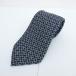 #apzt Hermes HERMES галстук темно-синий серый желтый цвет шелк общий рисунок кольцо Франция производства прекрасный товар мужской [928084]