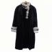 #wnc TUNDRA FURS меховое пальто F чёрный длинный шиншилла имеется стриженая норка женский [929400]