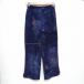 #anc поэзия ..hitosi Tamura брюки крепдешин темно-синий серия Denim style цветочный принт женский [947462]