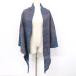 #anzm...usatoUSAATO шаль темно-синий светло-коричневый тон рука ткань женский [950396]