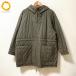 #wnc Calvin Klein Calvinklein пальто M хаки красный серия стеганое полотно двусторонний капот Vintage мужской [969498]