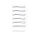  doll hairpin ( mat silver : less painting :6 pcs insertion .) [azon doll for small articles ]