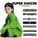  rubber hair band dance costume small articles Kids hip-hop fashion Dance . type Kids dance costume black white gold border fluorescence Rainbow flag check 