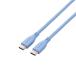 ELECOM �Ȃ߂炩USB Type-C�P�[�u�� [2.0m/USB C to C] �s�[�j�X�u���[�t (MPA-CCSS20BU)