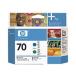 HP 70 печатная головка { голубой / зеленый } (C9408A)