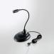 ELECOM USB подставка Mike [ гибкий arm / mute кнопка имеется /LED установка /USB-A] (HS-MC07UBK)