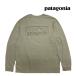 PATAGONIA �p�^�S�j�A �����O�X���[�u P-6 ���S ���X�|���V�r���e�B�[ LONG-SLEEVED P-6 LOGO RESPONSIBILI-TEE POGM P-6 OUTLINE: GUMTREE GREEN 38518