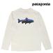 PATAGONIA �p�^�S�j�A �����O�X���[�u �L���v���[�� �N�[�� �f�C���[ �V���c CAPILENE COOL DAILY SHIRT FITZ ROY TROUT DYWH DYNO WHITE 45452