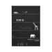 G.C.PRESS бумага для писем wild жизнь A5 503-32l канцелярские товары животное животное. бумага для писем простой черный 