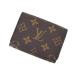  Louis Vuitton футляр для карточек Anne veropkarutodu vi jitoM62920 моно g овечья кожа Brown покрытый крышка мужской женский akto one 