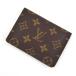  Louis Vuitton чехол для пропуска монограмма poruto2karutoveru TIKKA ruM60533 футляр для карточек кожа Brown женский мужской akto one 