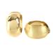  ушные каффы ушной зажим 18 золотой 18k желтое золото обе уголок для 2 шт. комплект серьги способ простой ювелирные изделия year аксессуары женский мужской akto one 