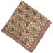  Coach rekisi- принт шелк бандана шелк 100% оттенок коричневого квадратное шарф akto one 