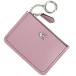  Coach Mini обтягивающий ID футляр для карточек лиловый серия кожа цепочка для ключей имеется CH810 застежка-молния карман окно имеется футляр для карточек akto one 