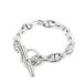  Hermes she-n* Dunk ruMM браслет SV925 58.8g 16 koma 17cm sterling серебряный мужской женский ювелирные изделия akto one 