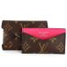  Louis Vuitton монограмма футляр для карточек porutokaruto* сверло gamiM12793ponti Sherry розовый карта держатель enverop type кожа akto one 