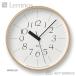 LEMNOS RIKI clock RS L размер электро-магнитные часы настенные часы liki часы (L) Takata Lem nos