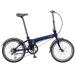DAHON INTERNATIONALda ho n Inter National HIT D6 / хит D6 складной мотоцикл 20 дюймовый алюминиевая рама 6 ступени переключение скоростей / Marine Navy