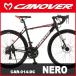  шоссейный велосипед OTOMO CANOVER CAR-014-DC NERO ( матовый черный 33736) (kano-baCAR-014-DC Nero )