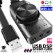  звуковая карта USB аудио dapta7.1ch 3 шт. комплект Surround звук комплект есть Mike headset наушники i