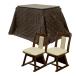  обеденный котацу стол 80cm котацу futon стул 2 с ножками S3-16-KT-CA01x2(BR)