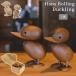  рукоятка springs Hans Bolling Ducka Hill украшение 1 body высота 9.5cm 1 перо li Pro канал товар из дерева игрушка произведение искусства Mini Duck WA010B expoint01