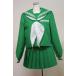  winter green color sailor suit top and bottom set 