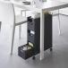  Yamazaki реальный индустрия корзина Wagon tower 3 уровень с роликами . steel место хранения подставка полка белый черный 10015 10016 TOWER yamazaki