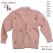 BRILLAMMENT ребенок одежда baby кардиган свет orange бур nji-. цветок хлопок смешивание вязаный кардиган (JPBt) оборка 95cm девочка перо тканый предмет внешний болеро 