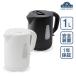  electric kettle hot water ... pot 1.0L office work place for office one person living 1 year guarantee white black stylish Home ko-ti