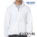 GILDAN(giru Dan ):8.0 унция heavy Blend полный Zip Parker / белый / мужской S~XL/ мода одноцветный 