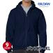 GILDAN(giru Dan ):8.0 унция heavy Blend полный Zip Parker / мужской S~XL/ мода одноцветный 