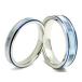  парные печать бесплатный обручальное кольцо пара дешевый кольцо печать нержавеющая сталь кольцо 5mm 3.5mm ракушка голубой аллергия соответствует название inserting хирургический нержавеющая сталь популярный подарок 