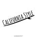 SURF Ver. CALIFORNIA STYLE オリジナル カッティングステッカー カリフォルニア ステッカー 西海岸 LA サーフボード カリフォルニアスタイル お洒落 可愛い