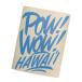 M размер POW!WOW!HAWAII разрезные наклейки ice blue стандартный товар USDM JDM HDM stance редкость редкий OK Hella Flash лопатка flash pau wow kakaako