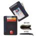  футляр для карточек мужской система безопасности бумажник кошелек кошелек для мелочи ... кожа тонкий ### бумажник QBJ чёрный ###