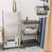  Wagon 4 уровень кухонные тележки прозрачный Wagon мульти- Wagon с роликами .### Wagon YH-501-###