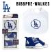 doja-s baby подарок комплект First обувь нагрудник MLB dodgers LA подарок празднование рождения слюнявчик Los Angeles baby bib большой . sho flat товары 