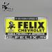  Felix Chevrolet рамка для номера plate имеется желтый US размер рамка номерного знака номерная табличка номерной знак FELIX CHEVROLET Impala 
