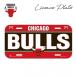  Chicago bruz номерная табличка US размер красный NBA CHICAGO BULLS номерной знак интерьер баскетбол BASKETBALL America смешанные товары 