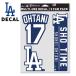 doja-s большой . sho flat стикер переводная картинка doja-s товары MLB dodgers LA Logo SHO TIME винил стикер модный подарок голубой белый простой 