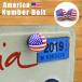  номер болт America национальный флаг 2 шт one комплект номерная табличка аксессуары национальный флаг american звезда статья флаг лицензия болт нержавеющая сталь универсальный простой установка машина автомобильный товар 