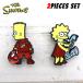  Simpson z значок 2 шт. комплект брошь значок булавка zPINS герой балка to Lisa The Shimpson metal Lowrider chi машина no симпатичный подарок 