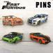  The Fast and The Furious значок все 4 вид FAST&amp;FURIOUS Toyota Supra Nissan Skyline Mitsubishi Eclipse Mazda RX-7 wild * скорость wa стул pi машина 