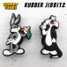  Looney Tunes Looney Tunesji Bit'z все 2 вид Bugs Bunny порог двери Bester колодка аксессуары аксессуары модный симпатичный меньше герой 