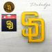  солнечный tiegopa платье значок булавка zMLB San Diego Padres SD желтый PINS шляпа булавка булавка bachi Logo модный Major League бейсбол da рубин shu